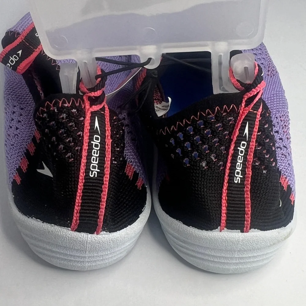 NWT Speedo Junior Girls' Surf Strider Water Shoe, Lavender/Pink Sizes M and L